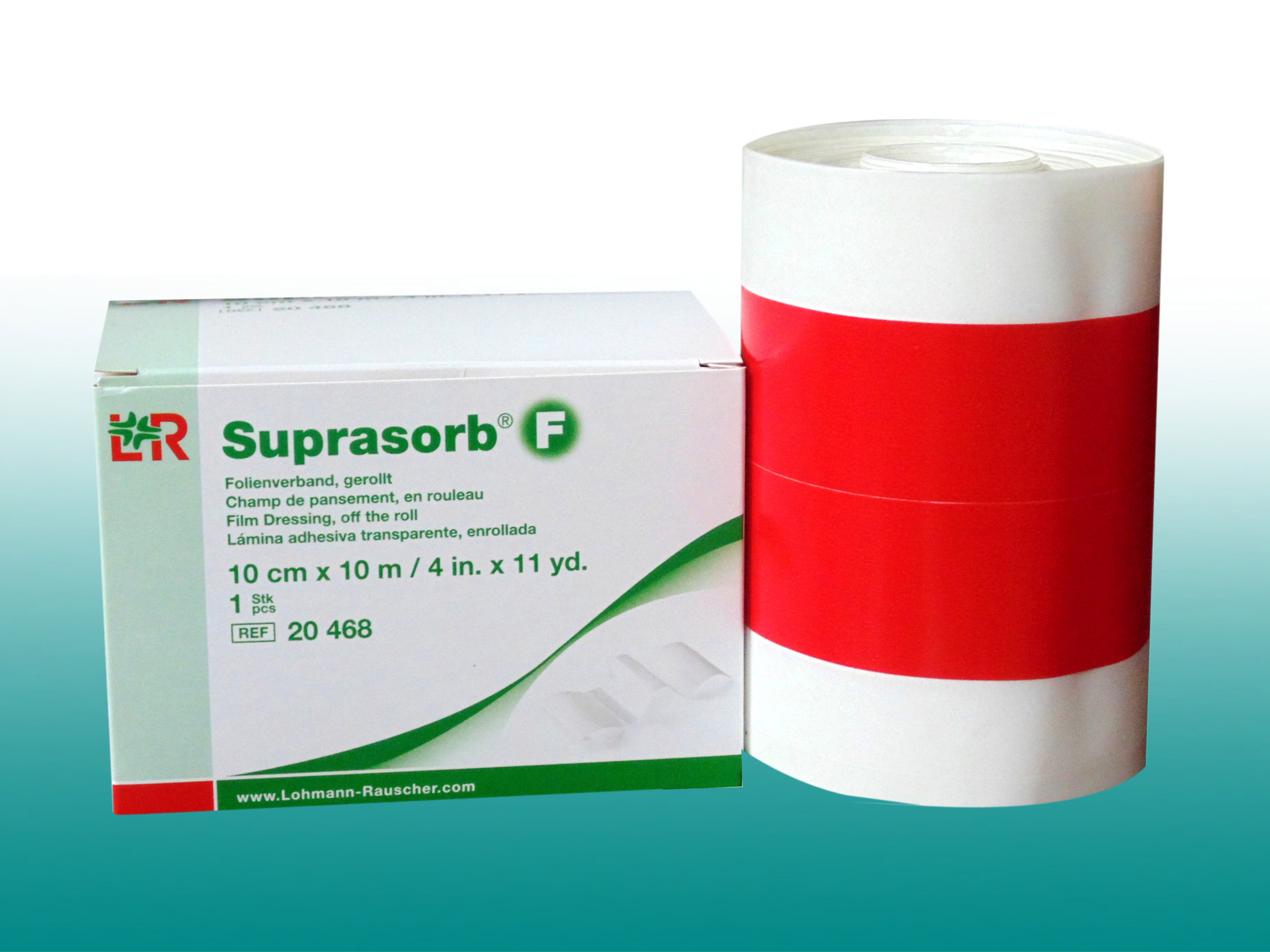 SUPRASORB F Folien Wundverband unsteril 15cm x 10m Duschpflaster Tattoo